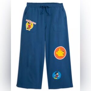 Disney Vault Collection Blue Wide Leg Cropped Pants
